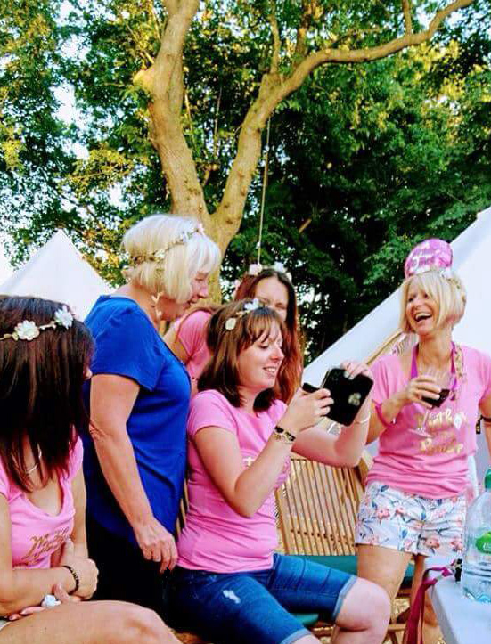 hen party packages at Forest Yurts